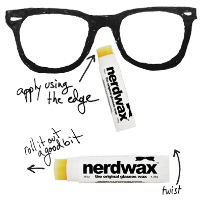 Nerdwax - geen bril glijdt af!